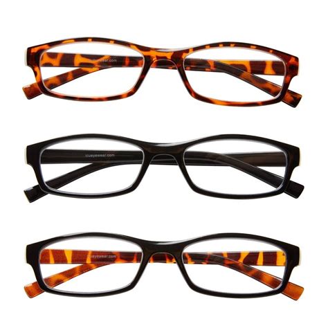 icu readers|icu reading glasses 3 pack.